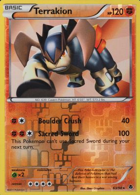 2011 Black & White: Emerging Powers #63/98 Reverse Holo