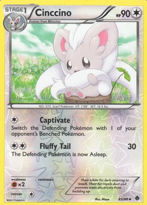 2011 Black & White: Emerging Powers #85/98 Reverse Holo