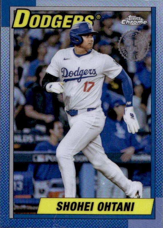 Shohei Ohtani 2025 Topps Chrome #90CB-7 1990 Topps Baseball RAW