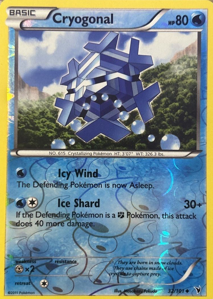 Cryogonal Pokemon Cards Price Guide - Sports Card Investor