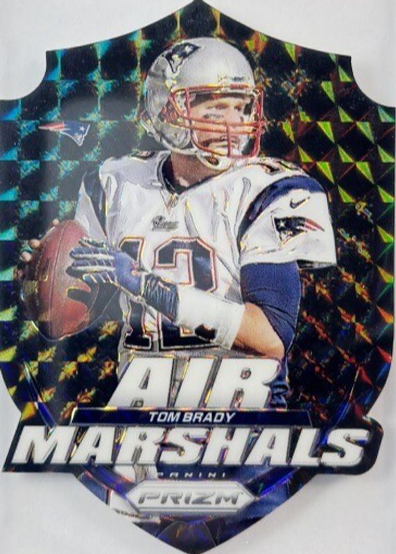 Tom Brady 2014 Prizm #AM1 Air Marshals - Black Finite /1 RAW