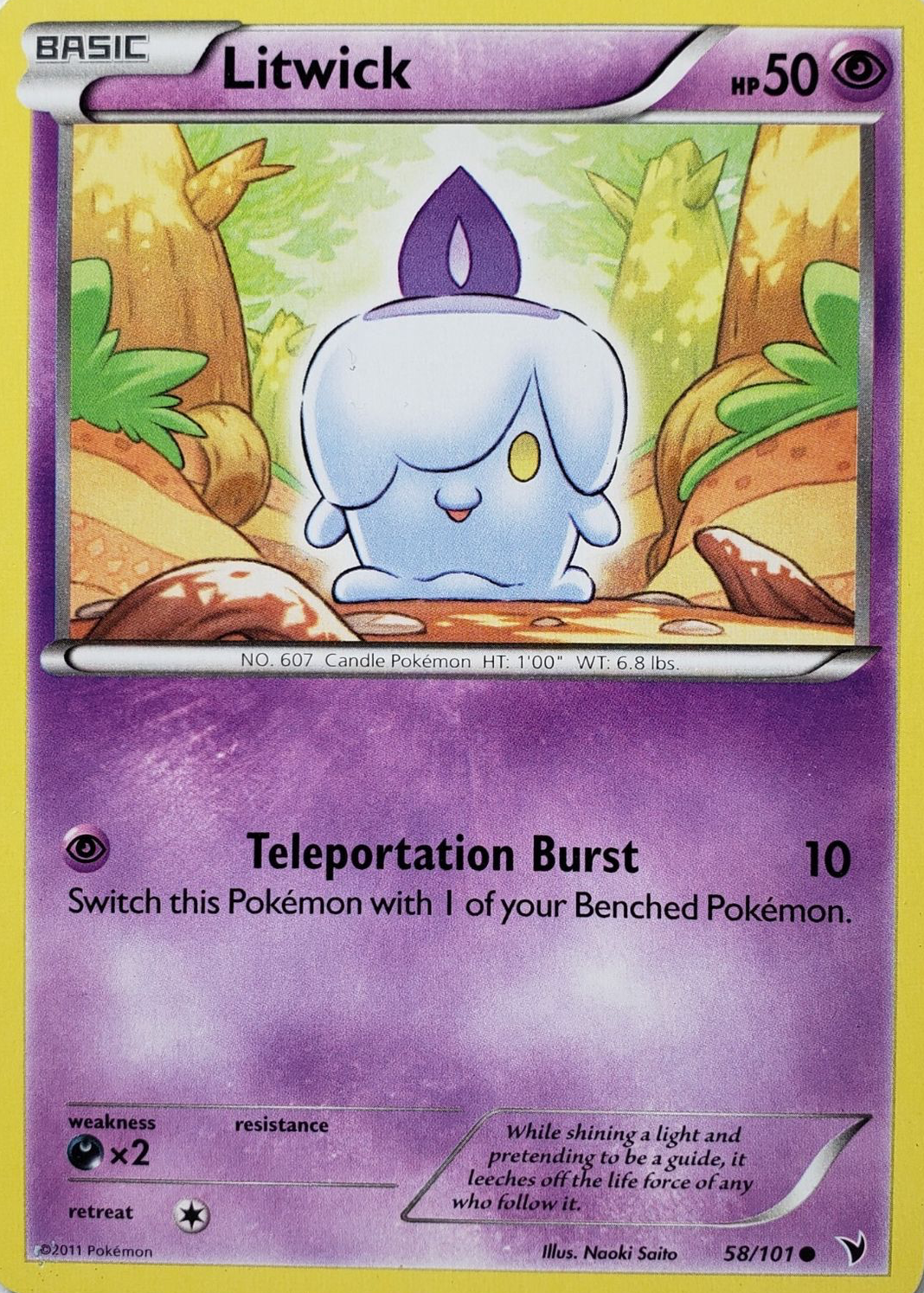 litwick pokemon card value Pokémon Hit Points50 HP Form Litwick - Plasma Storm Pokémon