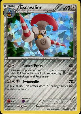 2011 Black & White: Noble Victories #080/101 Promo (Cracked Ice)