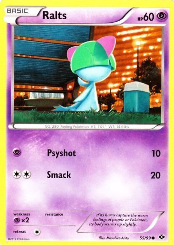 Ralts 2012 Black & White: Next Destinies #55/99 Base PSA 10