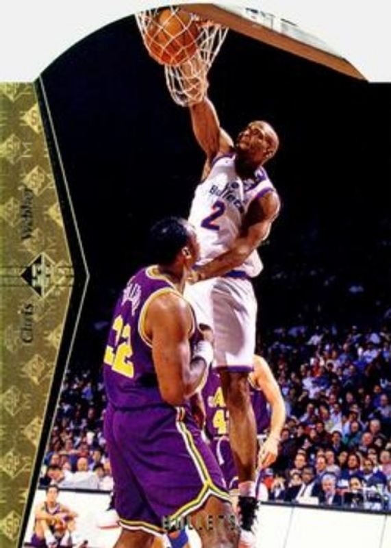 Chris Webber 1994 SP #D161 Die-Cut RAW