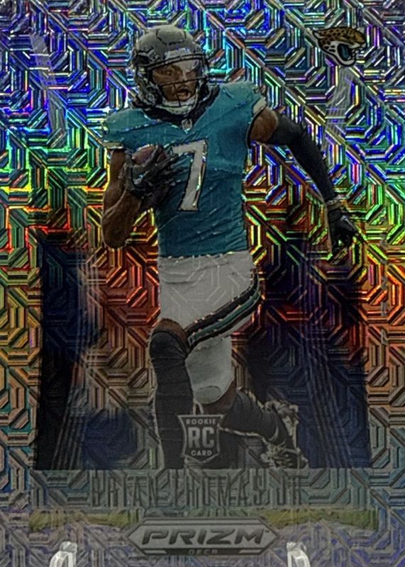 Brian Thomas Jr. 2024 Prizm Deca #148 Mojo /30 Rookie RAW