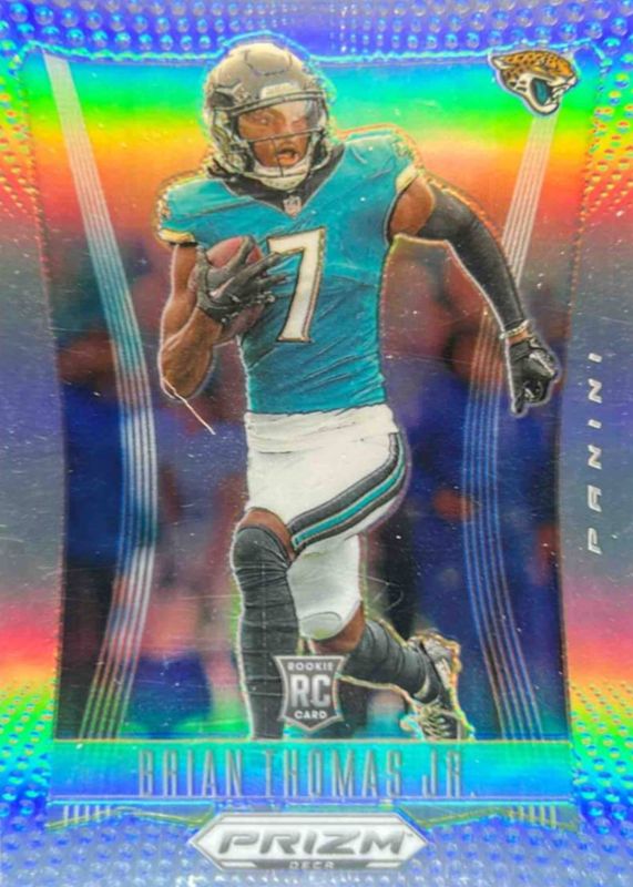 Brian Thomas Jr. 2024 Prizm Deca #148 Silver Rookie RAW