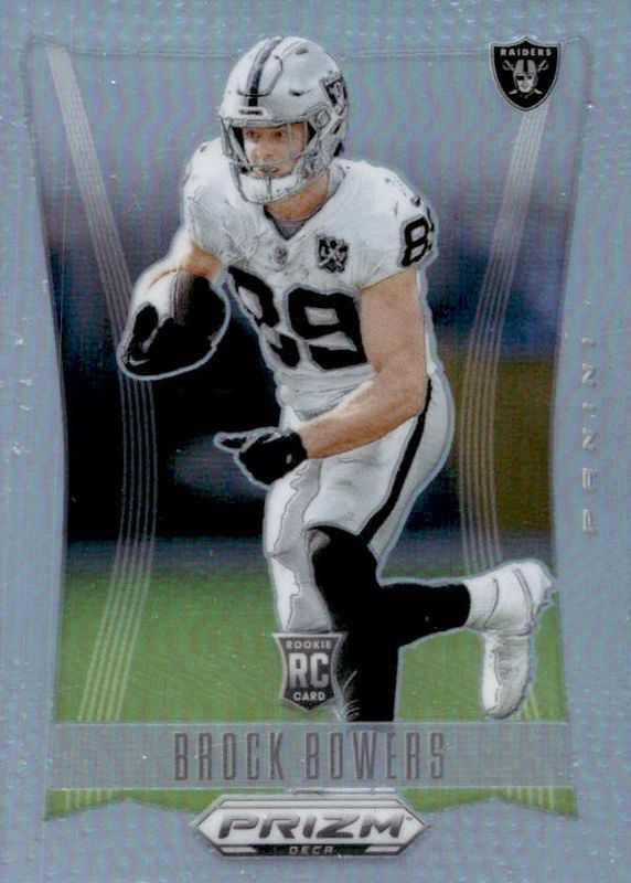 Brock Bowers 2024 Prizm Deca #170 Silver Rookie RAW