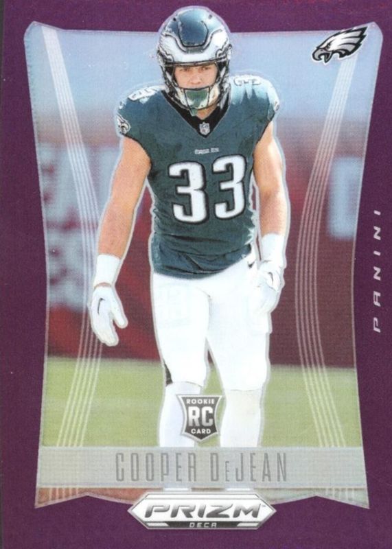Cooper DeJean 2024 Prizm Deca #243 Purple /99 Rookie RAW