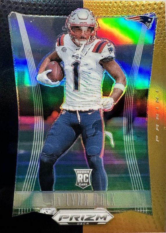 Ja'Lynn Polk 2024 Prizm Deca #212 Black Gold /5 Rookie RAW