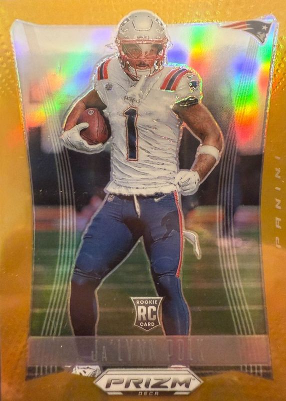 Ja'Lynn Polk 2024 Prizm Deca #212 Gold /10 Rookie RAW