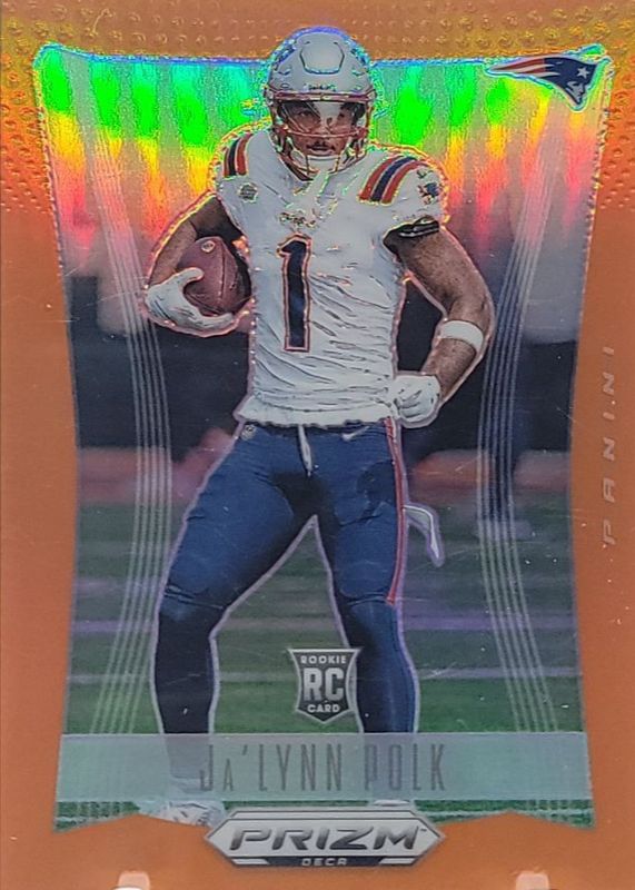 Ja'Lynn Polk 2024 Prizm Deca #212 Orange /49 Rookie RAW