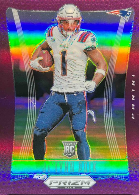 Ja'Lynn Polk 2024 Prizm Deca #212 Purple /99 Rookie RAW