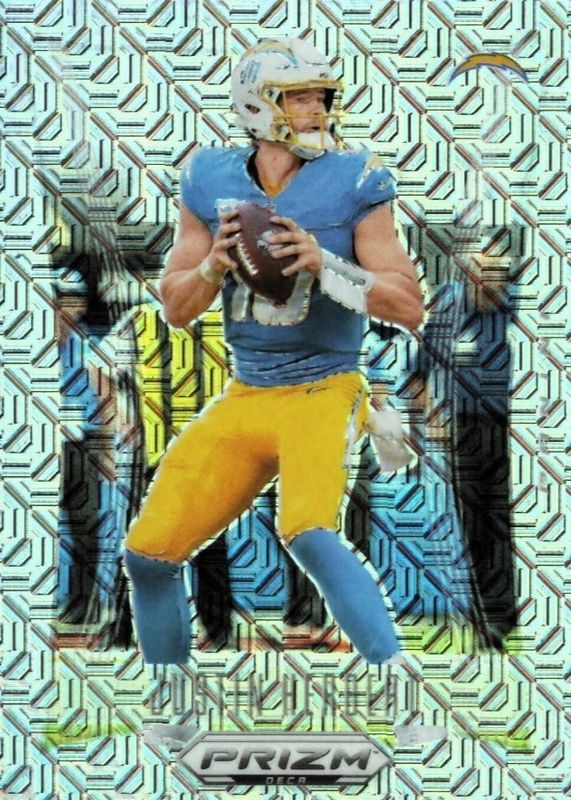 Justin Herbert 2024 Prizm Deca #175 Mojo /30 RAW