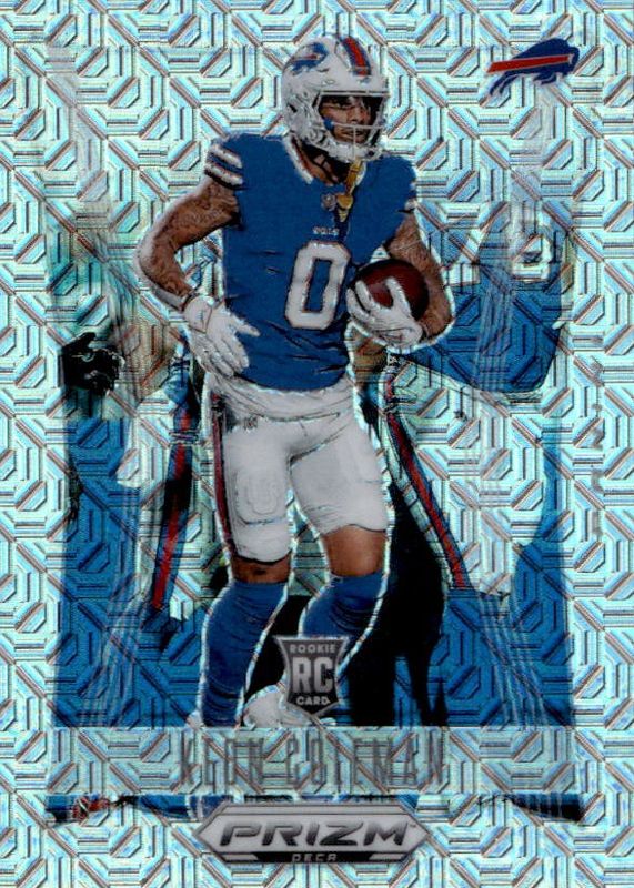 Keon Coleman 2024 Prizm Deca #33 Mojo /30 Rookie RAW