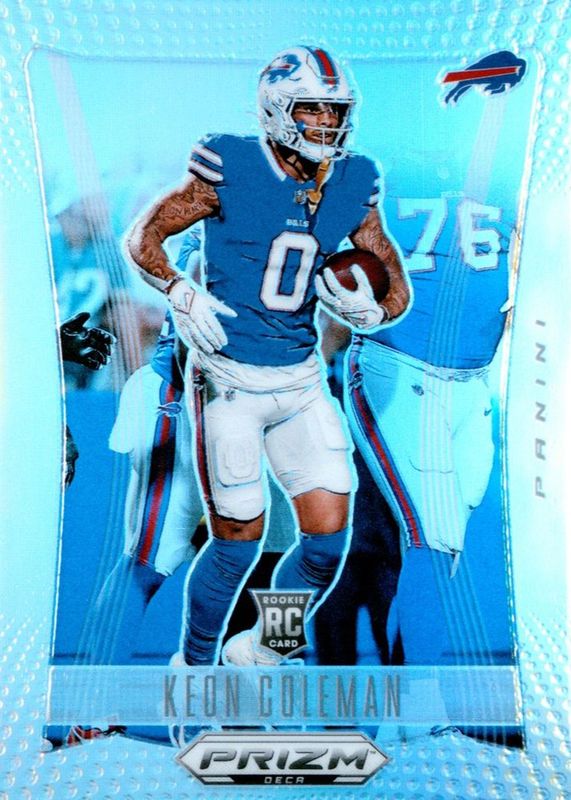 Keon Coleman 2024 Prizm Deca #33 Silver Rookie RAW