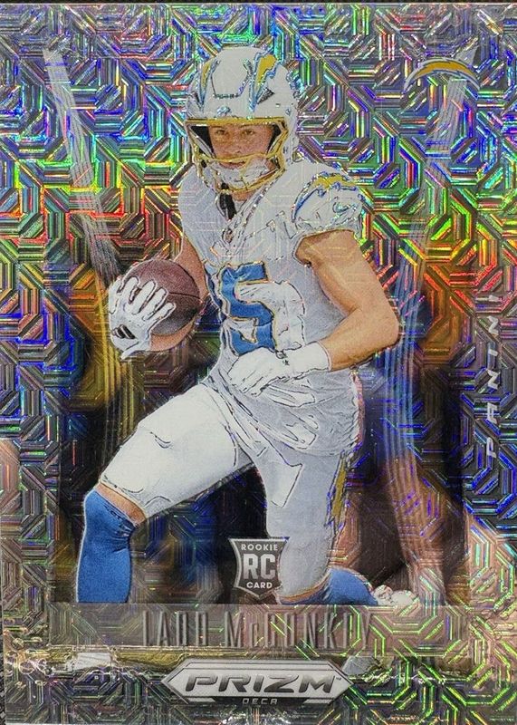 Ladd McConkey 2024 Prizm Deca #181 Mojo /30 Rookie RAW