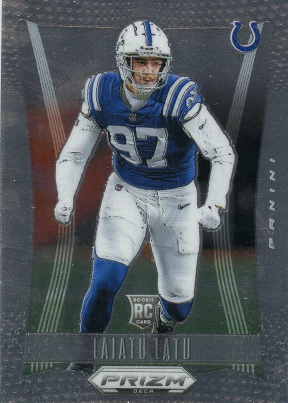 Laiatu Latu 2024 Prizm Deca #136 Base Rookie RAW
