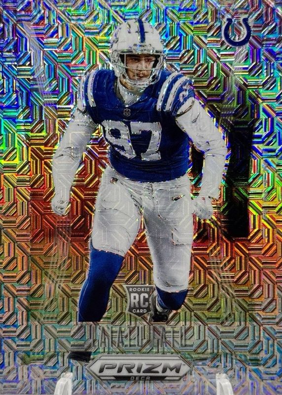Laiatu Latu 2024 Prizm Deca #136 Mojo /30 Rookie RAW