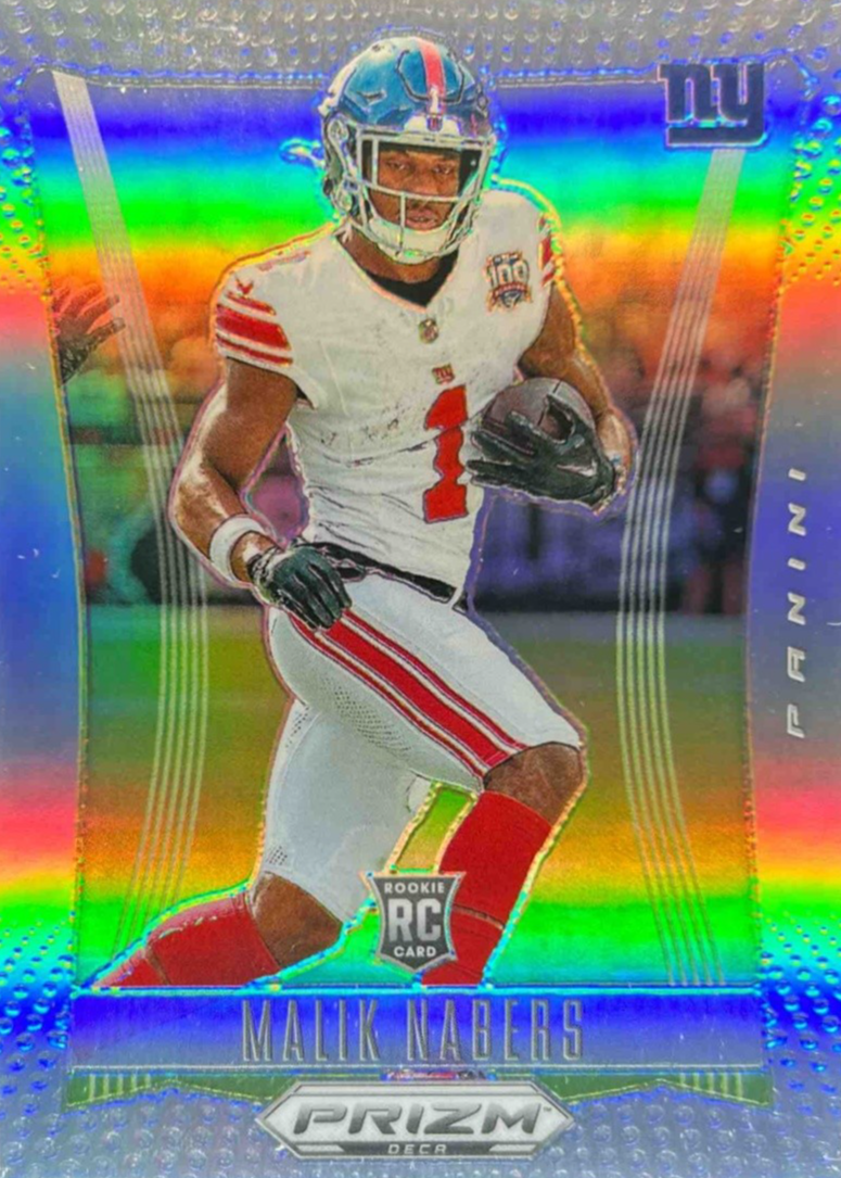 Malik Nabers 2024 Prizm Deca #228 Silver Price Guide - Sports Card