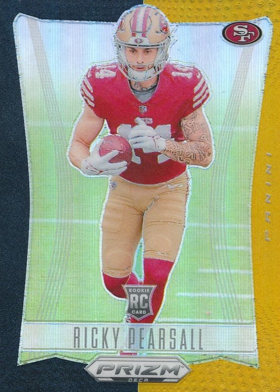 Ricky Pearsall 2024 Prizm Deca #254 Black Gold /5 Rookie RAW