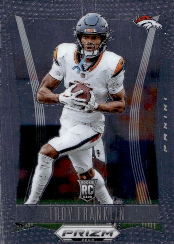 Troy Franklin 2024 Prizm Deca #93 Base Rookie RAW