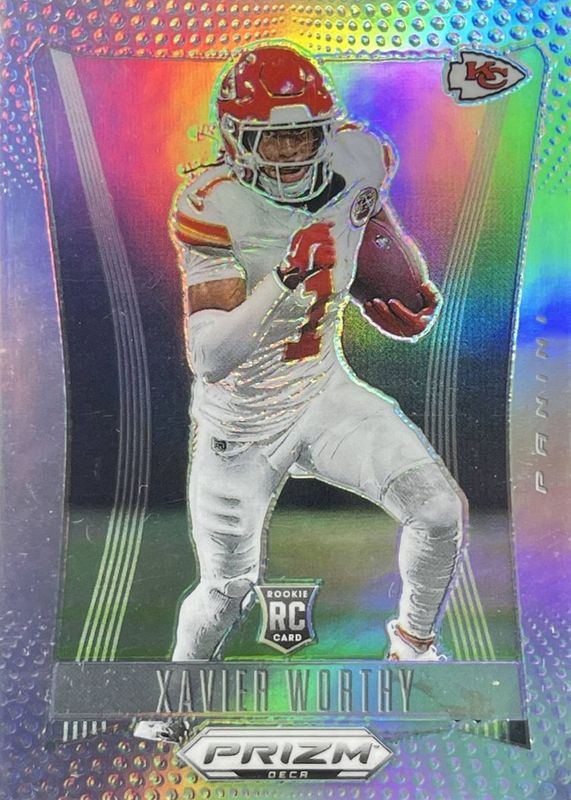 Xavier Worthy 2024 Prizm Deca #158 Silver Rookie RAW