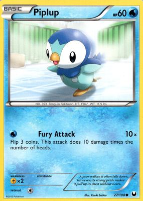 2012 Black & White: Dark Explorers #027/108 Base