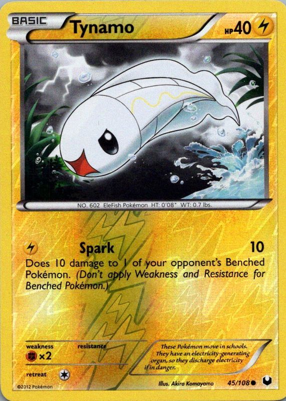 2012 Black & White: Dark Explorers #045/108 Reverse Holo