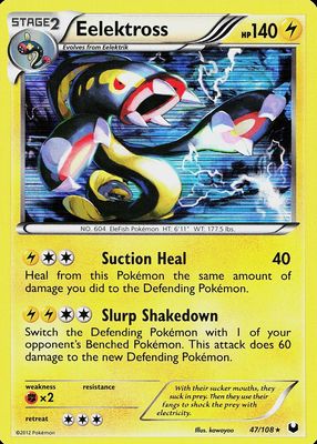 2012 Black & White: Dark Explorers #047/108 Holo