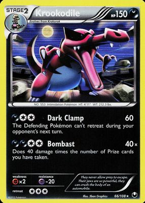 2012 Black & White: Dark Explorers #066/108 Holo