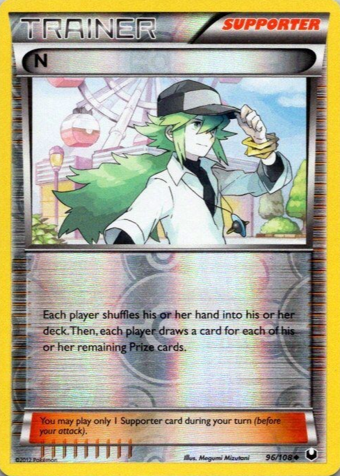 n pokemon card price Uncommon Card Type N (Supporter) (Full Art) 101/101