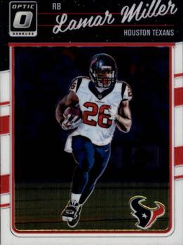 Lamar Miller 2016 Optic #43 Base RAW