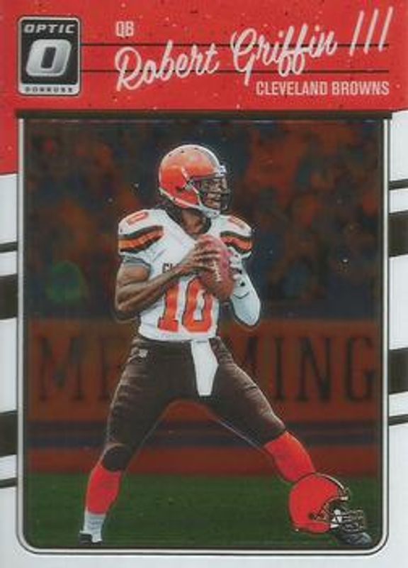 Robert Griffin III 2016 Optic #23 Base RAW