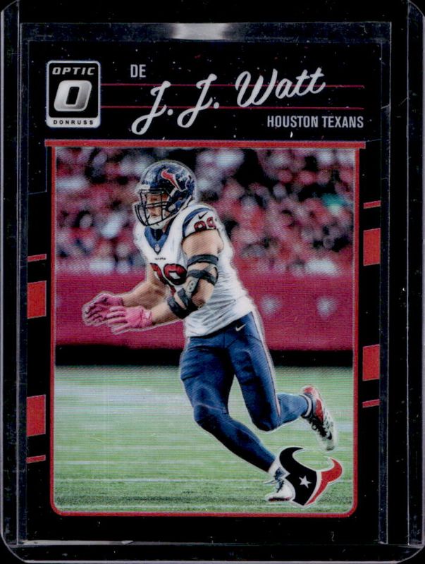 JJ Watt 2016 Optic #42 Black /25 RAW
