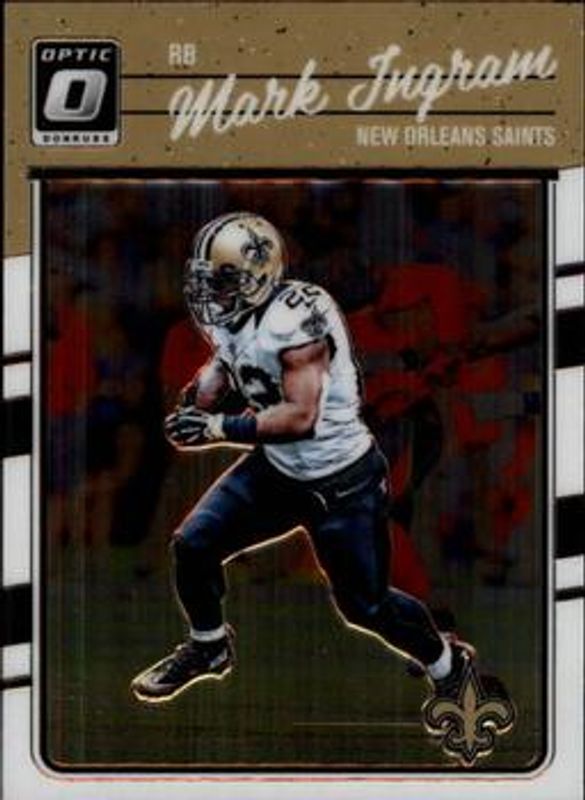 Mark Ingram 2016 Optic #66 Base RAW