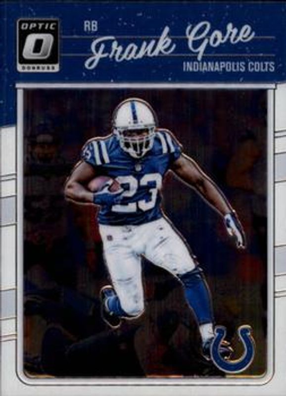 Frank Gore 2016 Optic #45 Base RAW