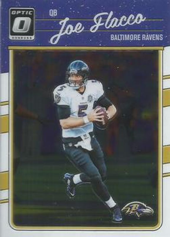 Joe Flacco 2016 Optic #7 Base RAW
