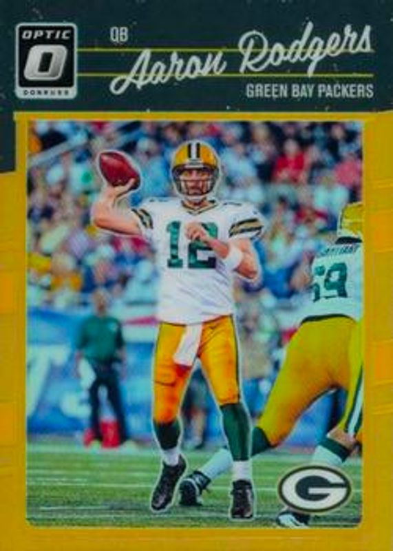 Aaron Rodgers 2016 Optic #36 Orange /199 RAW