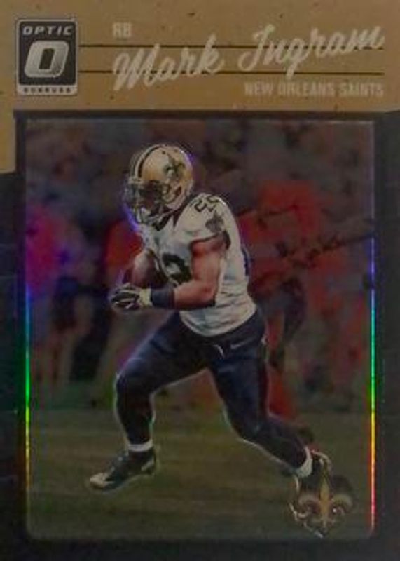 Mark Ingram 2016 Optic #66 Black /25 RAW