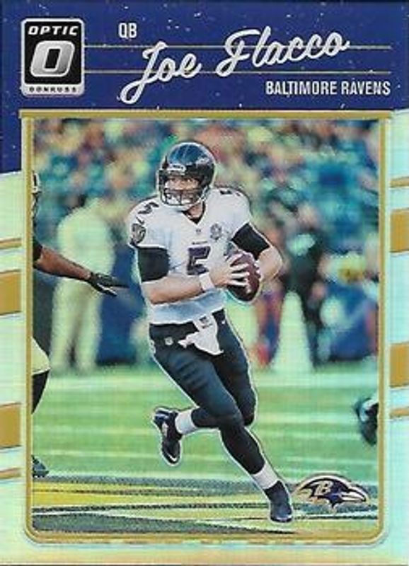 Joe Flacco 2016 Optic #7 Holo RAW