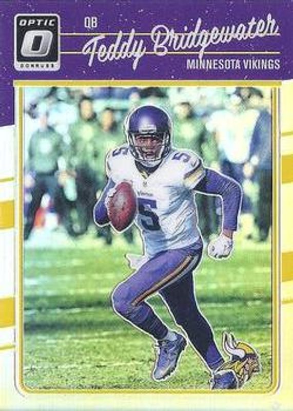 Teddy Bridgewater 2016 Optic #59 Holo RAW