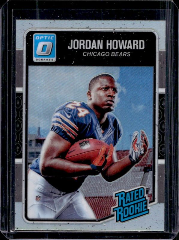 Jordan Howard 2016 Optic #177 Holo Rookie RAW