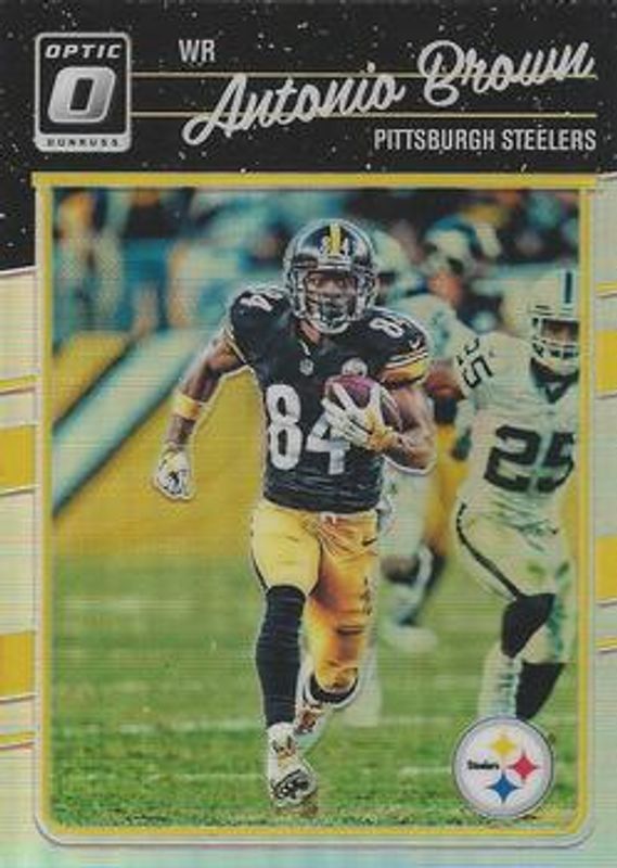 Antonio Brown 2016 Optic #82 Holo RAW