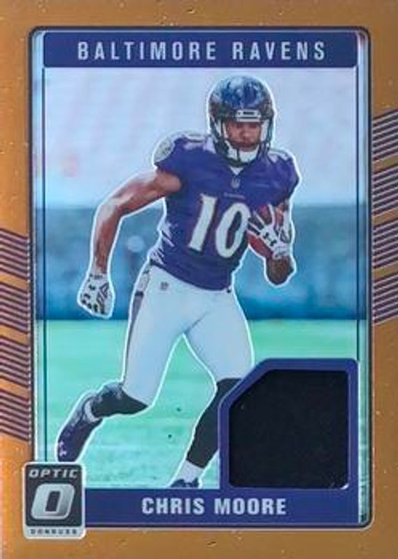 Chris Moore 2016 Optic #DRT-CM Rookie Threads - Bronze RAW