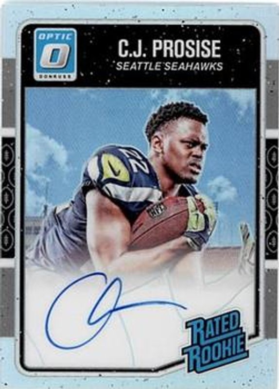 2016 Optic #154 Rated Rookies Autographs - Holo /99