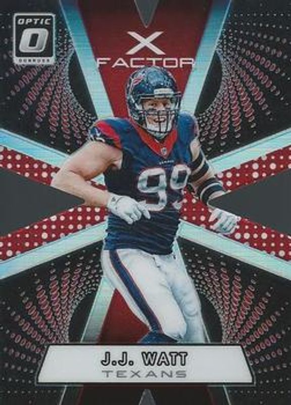 JJ Watt 2016 Optic #11 X Factor - Red /99 RAW