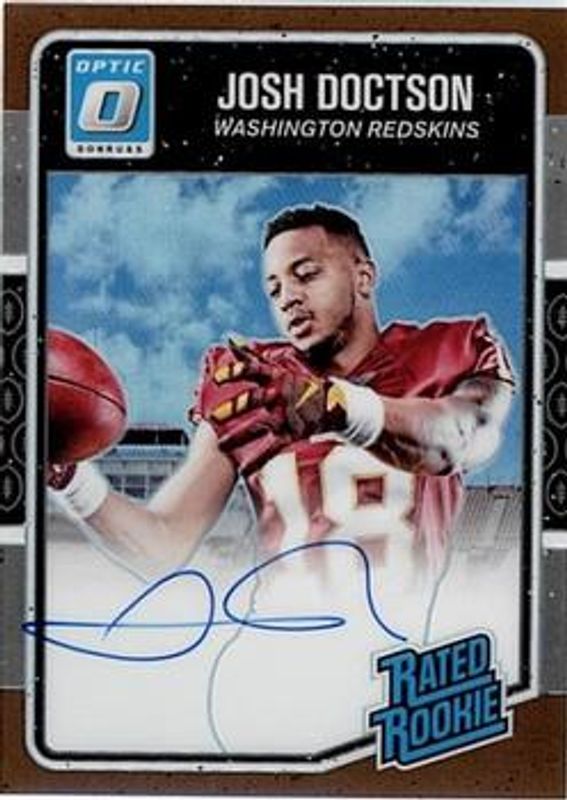 2016 Optic #178 Rated Rookies Autographs - Bronze