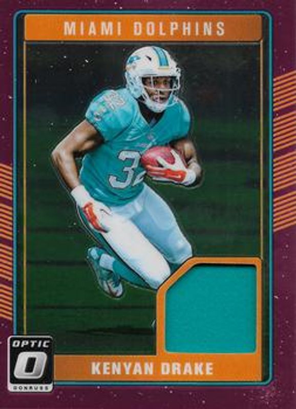 Kenyan Drake 2016 Optic #DRT-KD Rookie Threads - Pink RAW