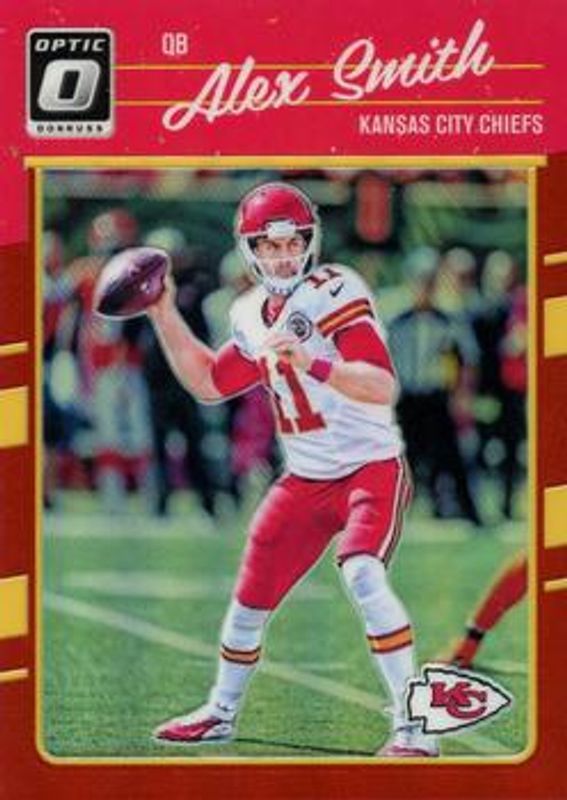 Alex Smith 2016 Optic #50 Red /99 RAW
